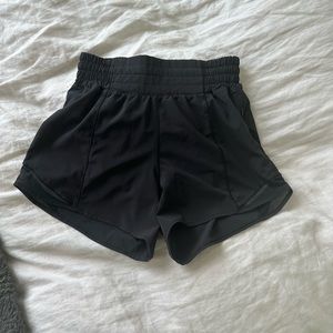 Lululemon shorts hotty hot shorts.